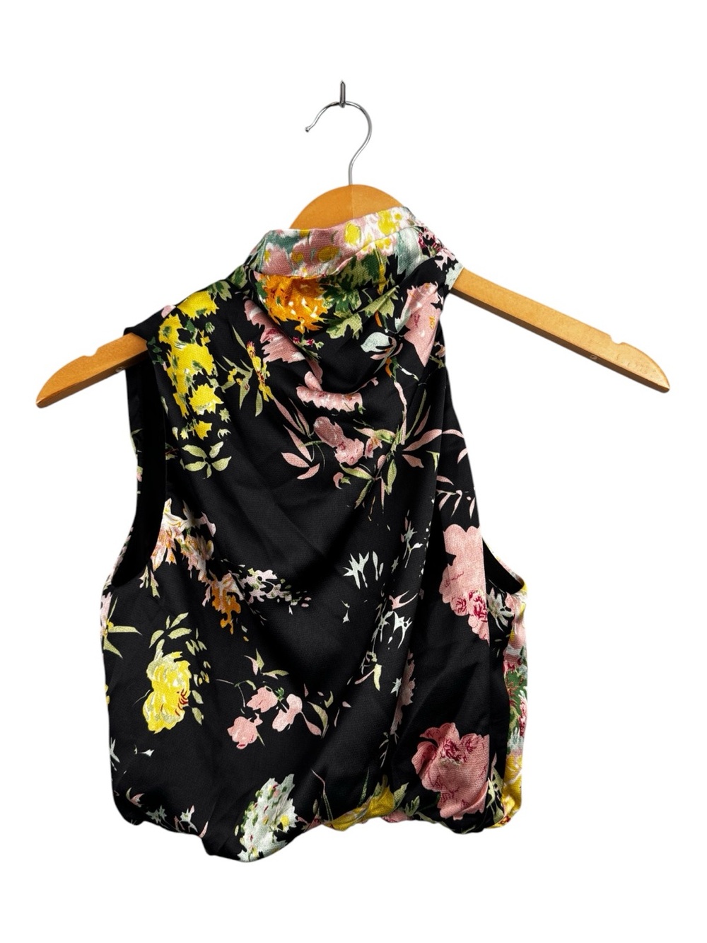 Petal + Pup Arabella Floral Satin High Neck Top NWT Size 0